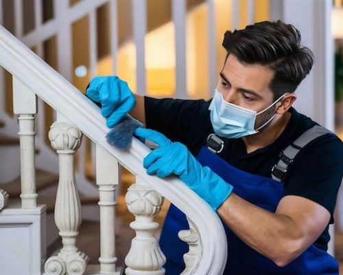 man-cleaning-staircase-handrail-gloves_926199-1981217